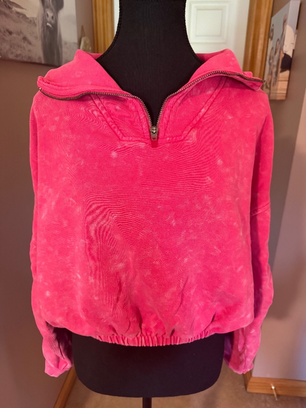 Free People Cropped Sweatshirt